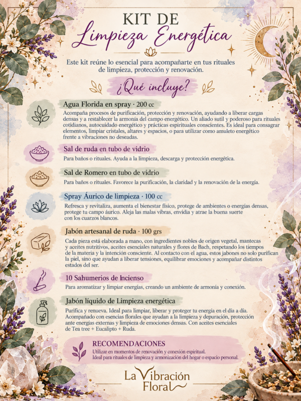 Kit de Limpieza Energetica